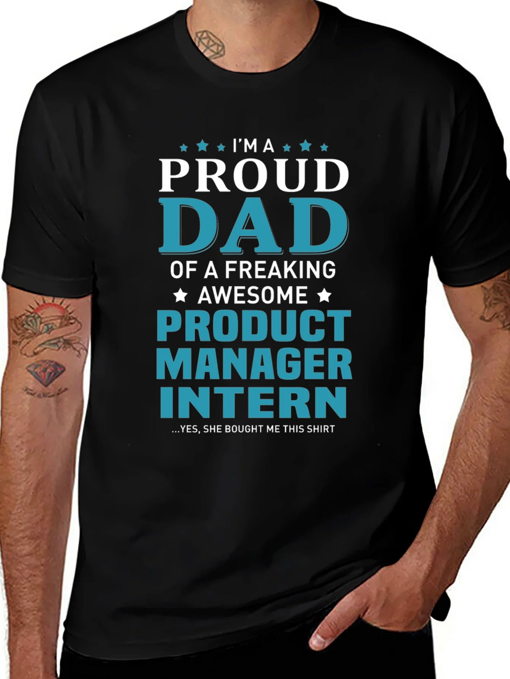 Proud Dad of a Product Manager Intern T-Shirt