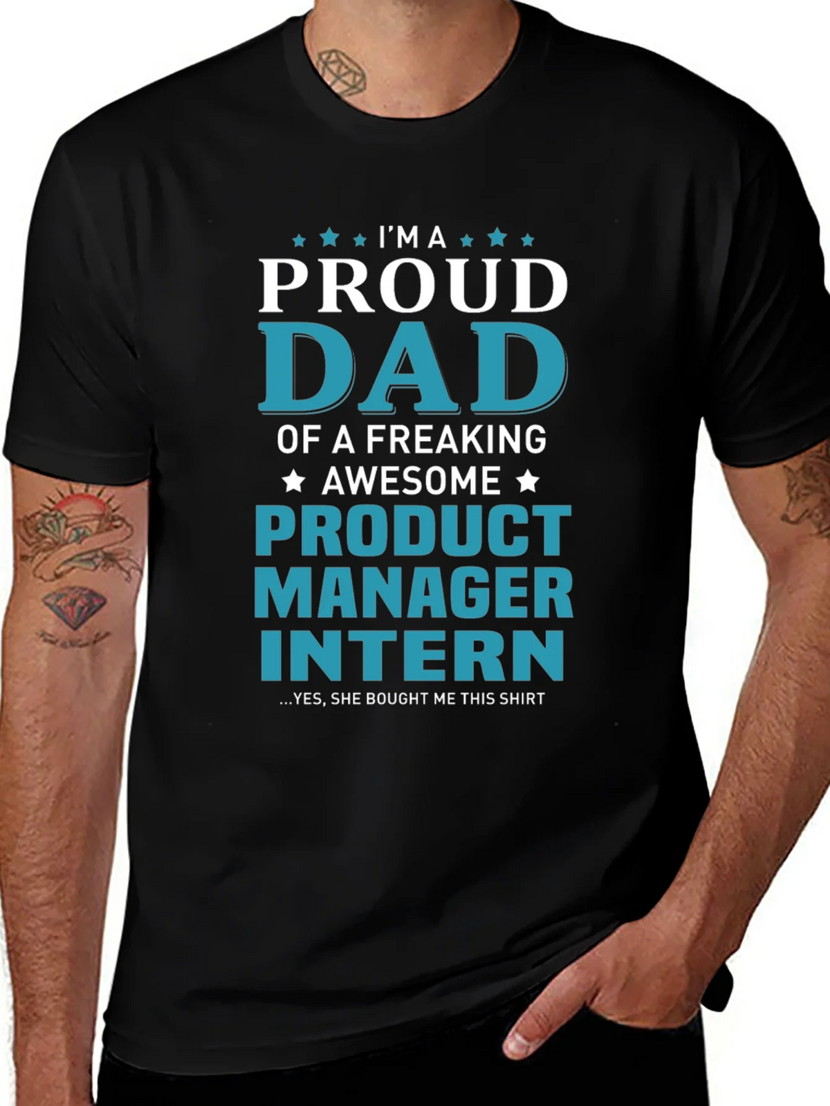 Proud Dad of a Product Manager Intern T-Shirt