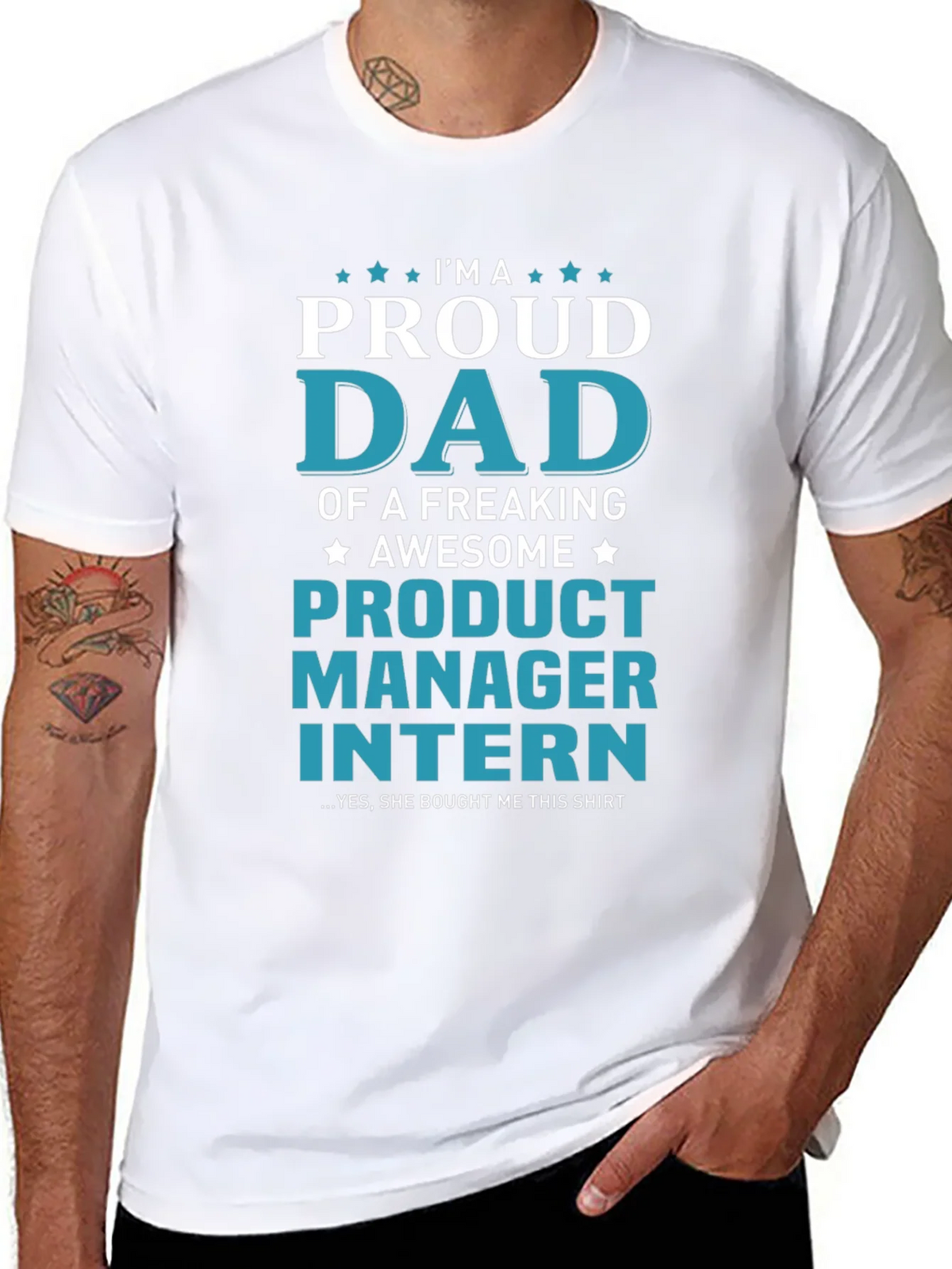 Proud Dad of a Product Manager Intern T-Shirt