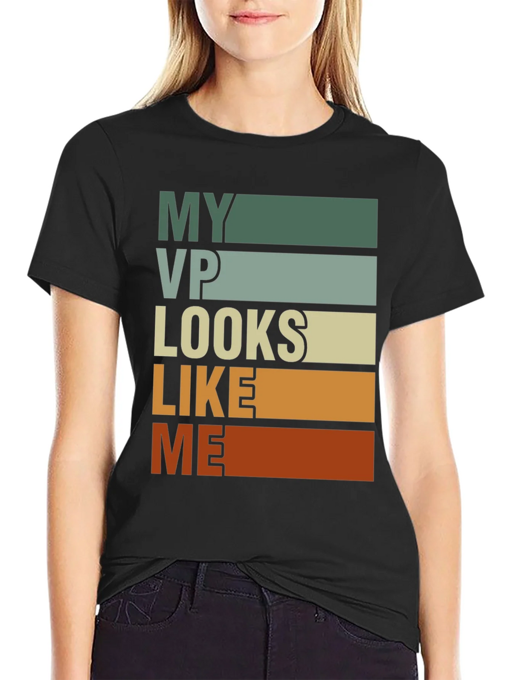 My VP Looks Like Me Retro Style Graphic Tee