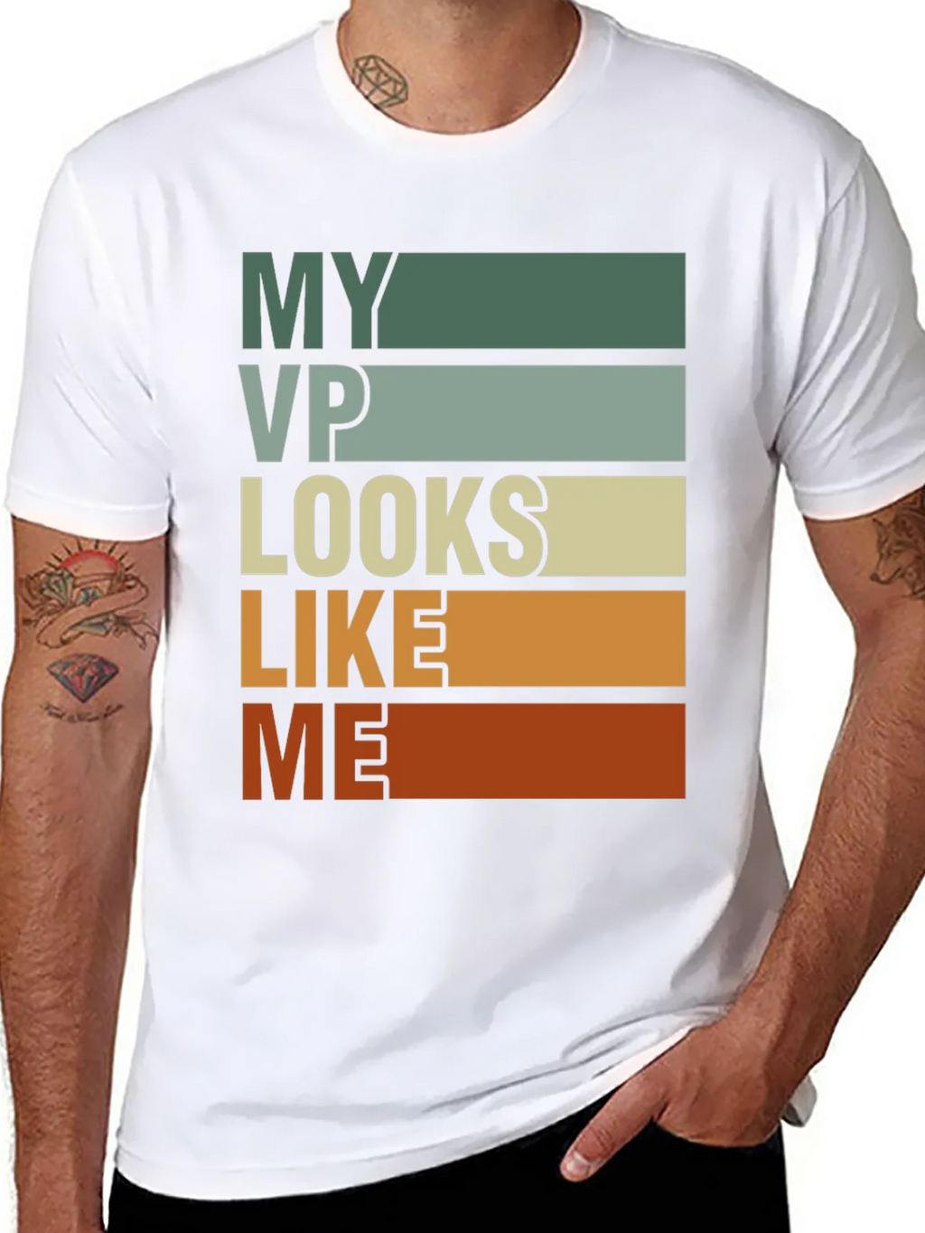 My VP Looks Like Me Retro Style Graphic Tee