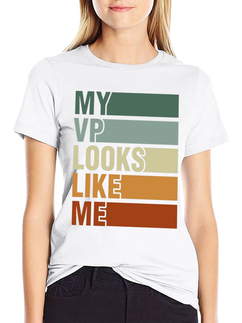 My VP Looks Like Me Retro Style Graphic Tee