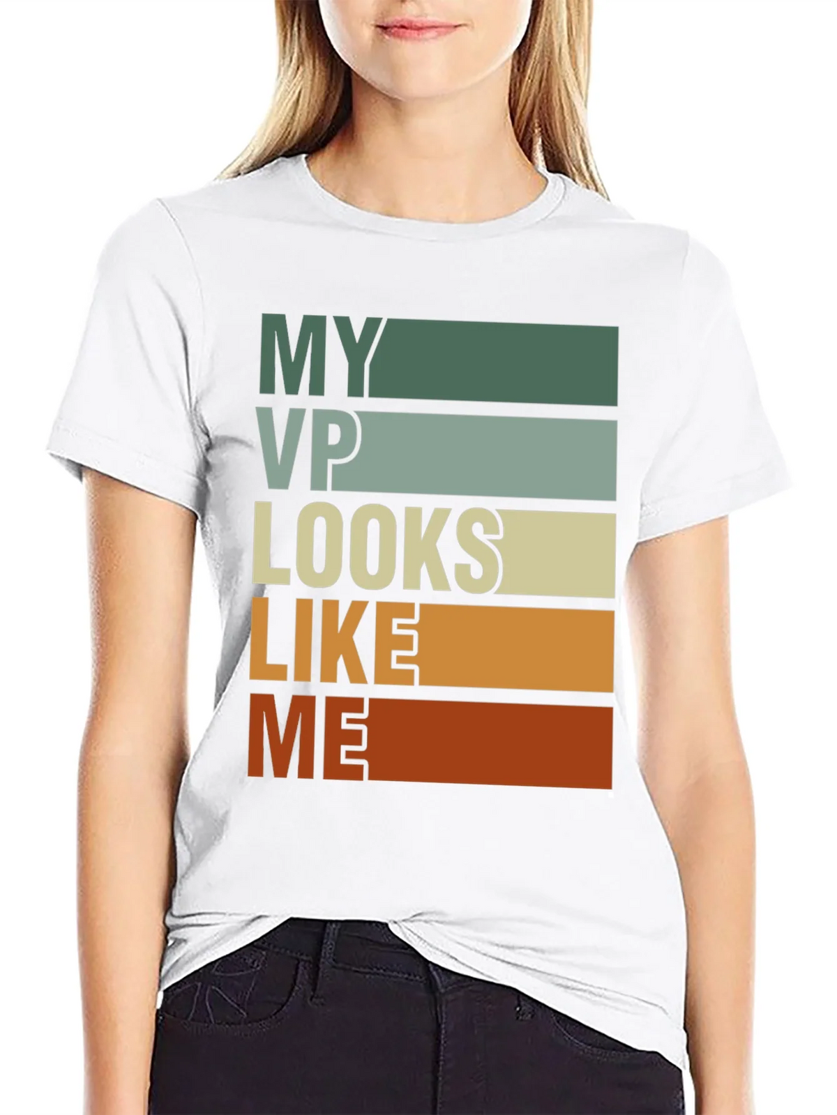 My VP Looks Like Me Retro Style Graphic Tee