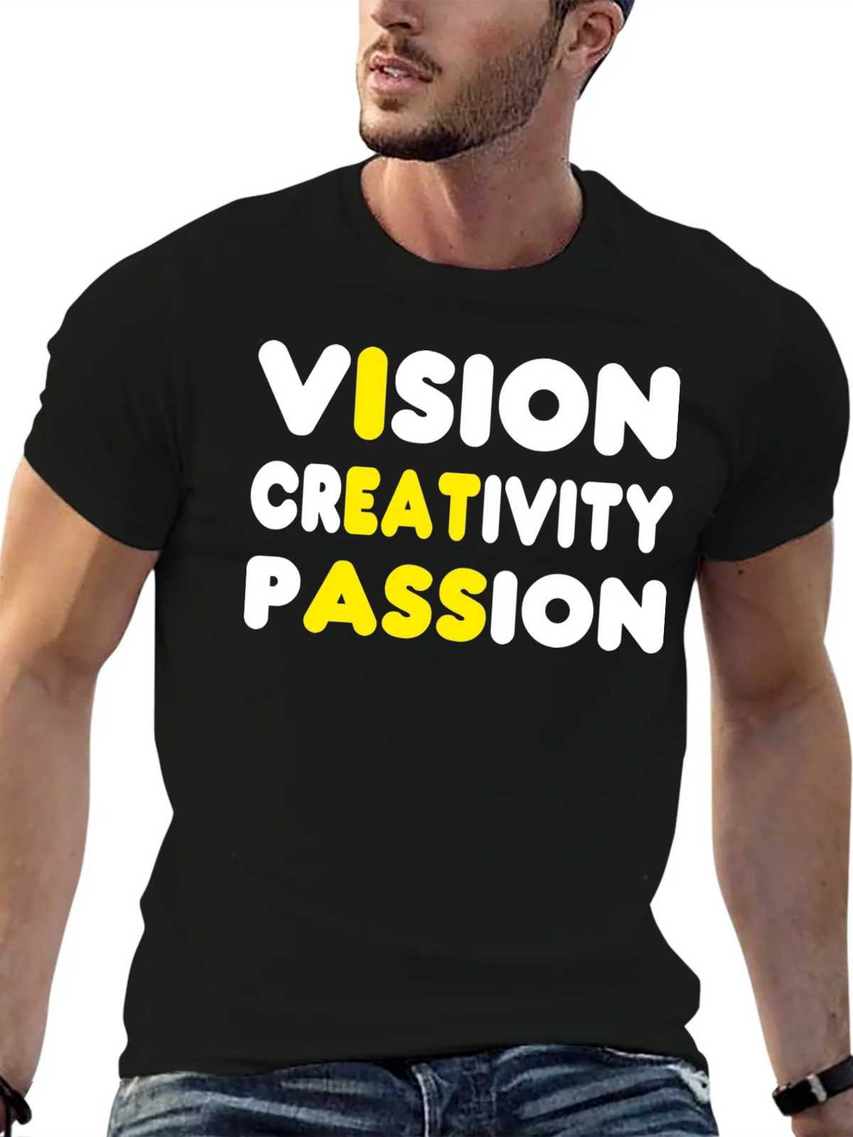 Vision Creativity Passion Graphic Tee
