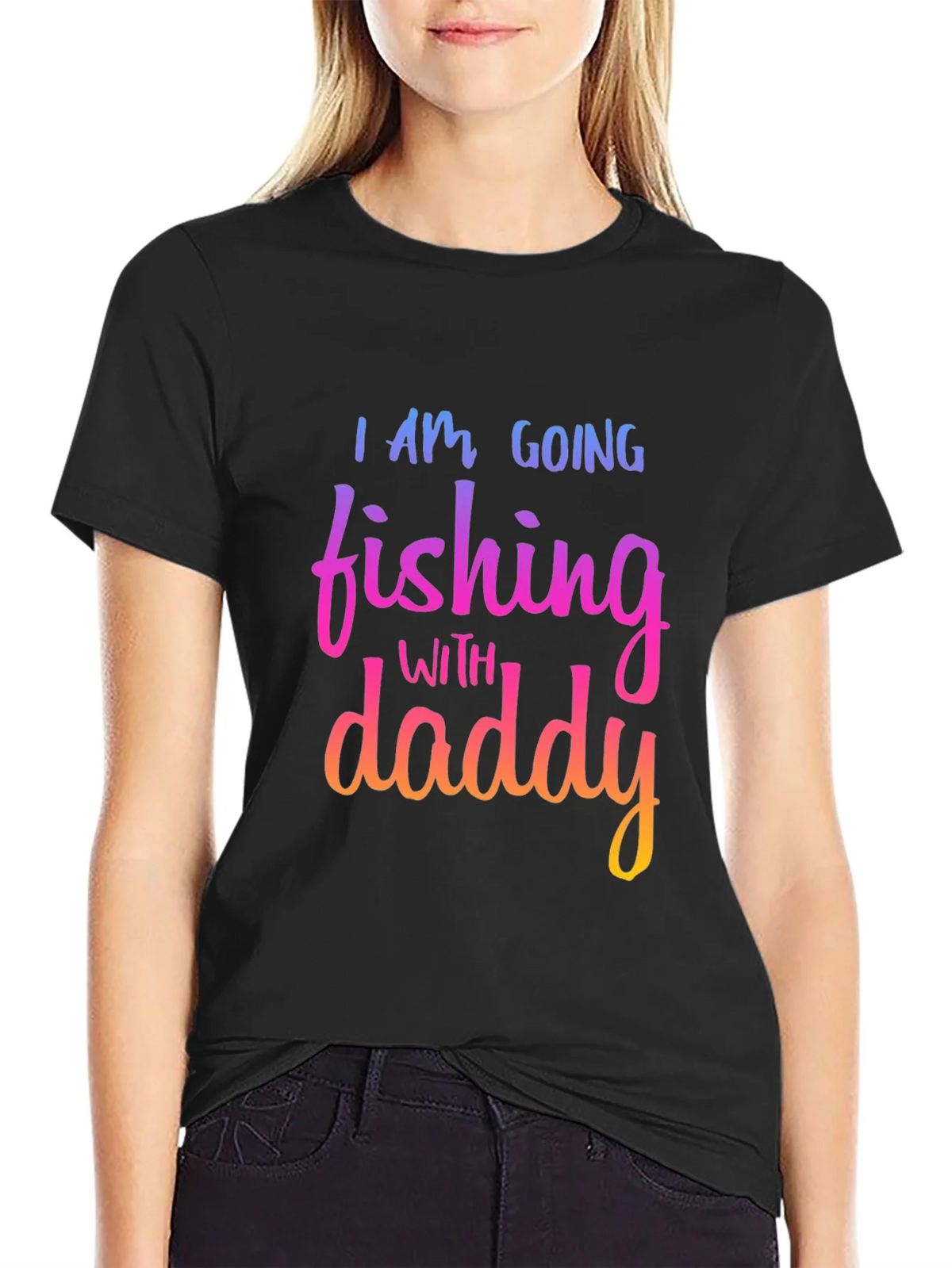 Fishing With Daddy Graphic Tee