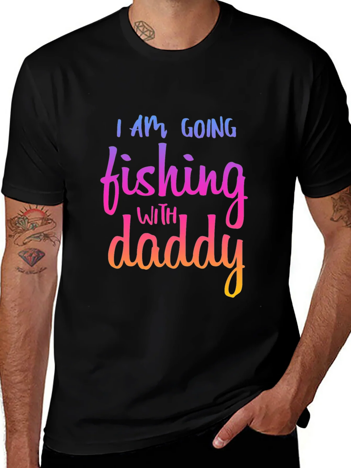 Fishing With Daddy Graphic Tee