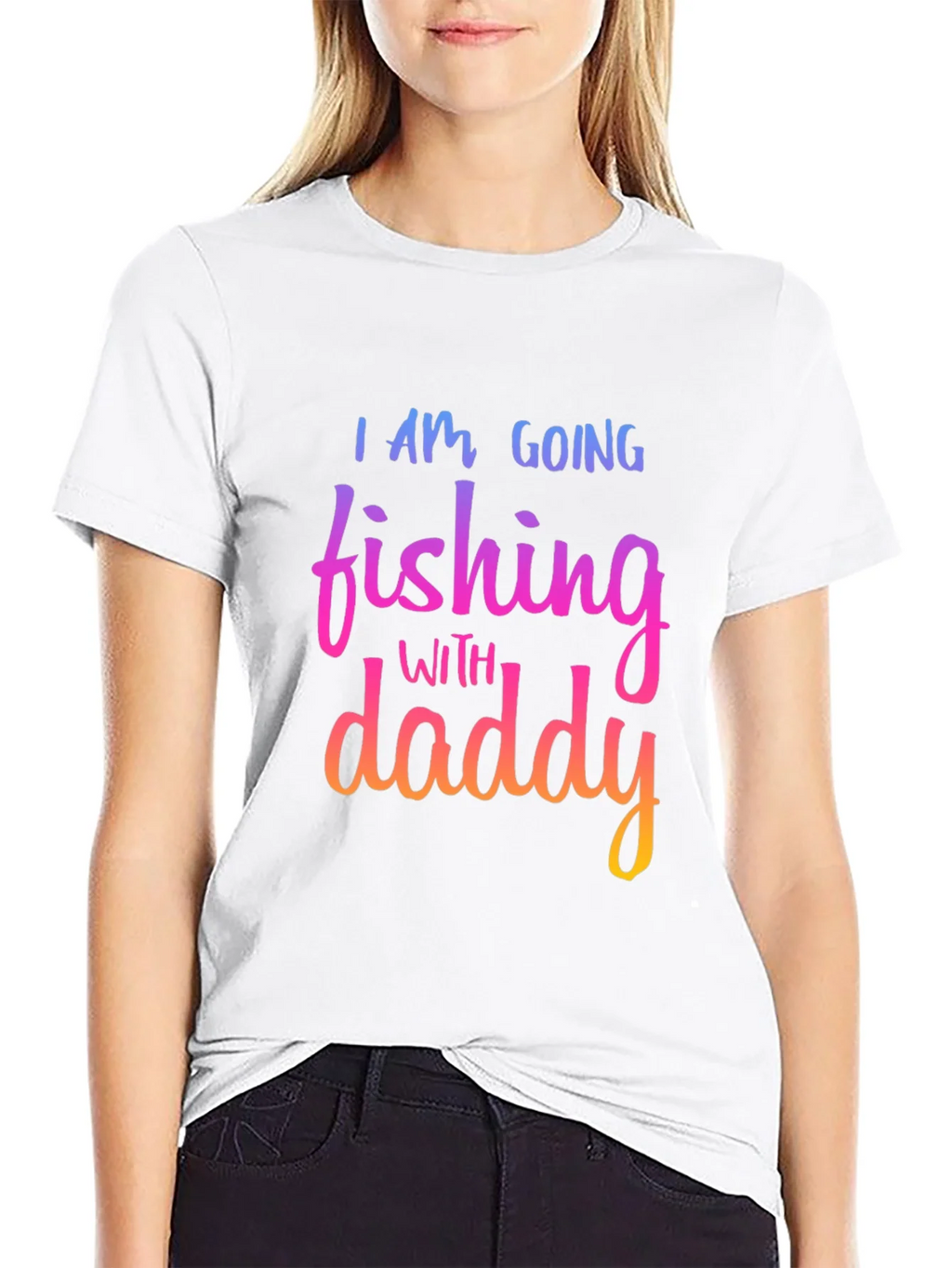 Fishing With Daddy Graphic Tee