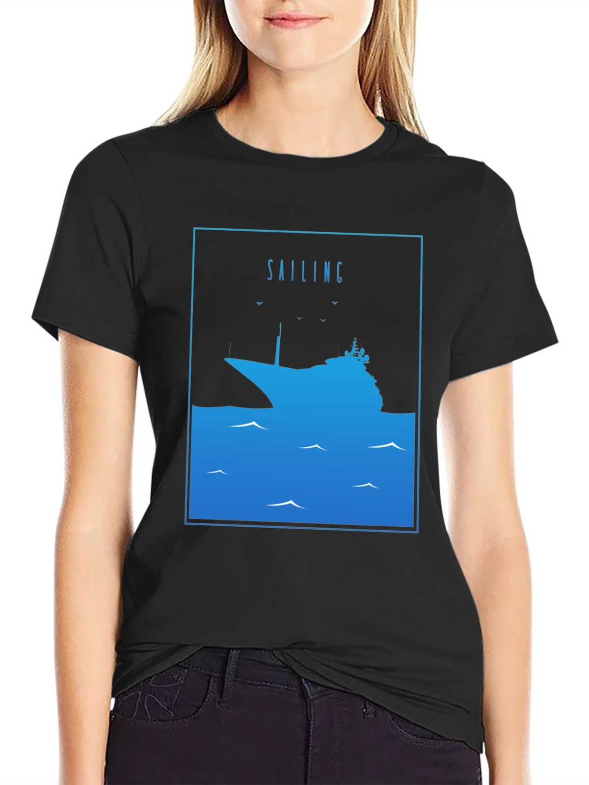 Sailing Ship Graphic T-Shirt