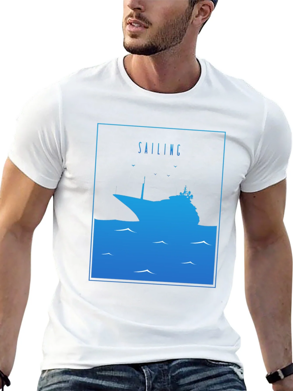 Sailing Ship Graphic T-Shirt