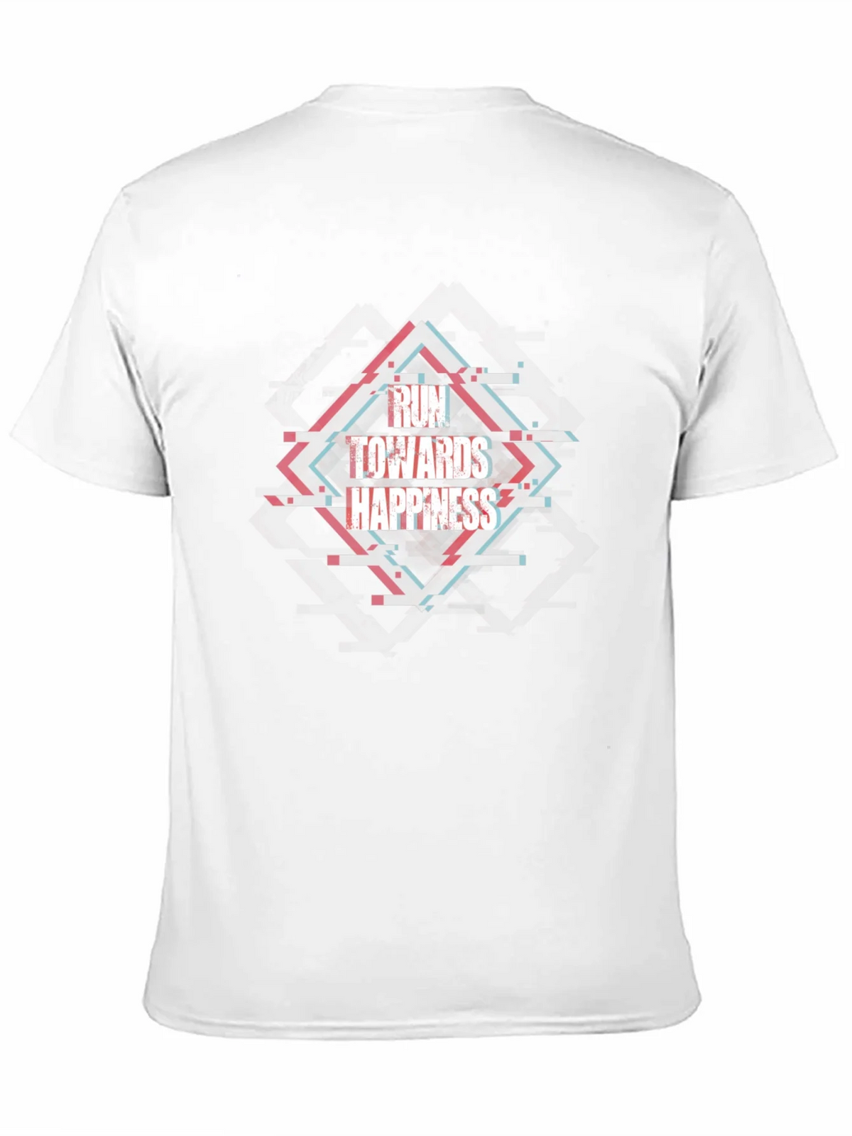 Run Towards Happiness Black Tee