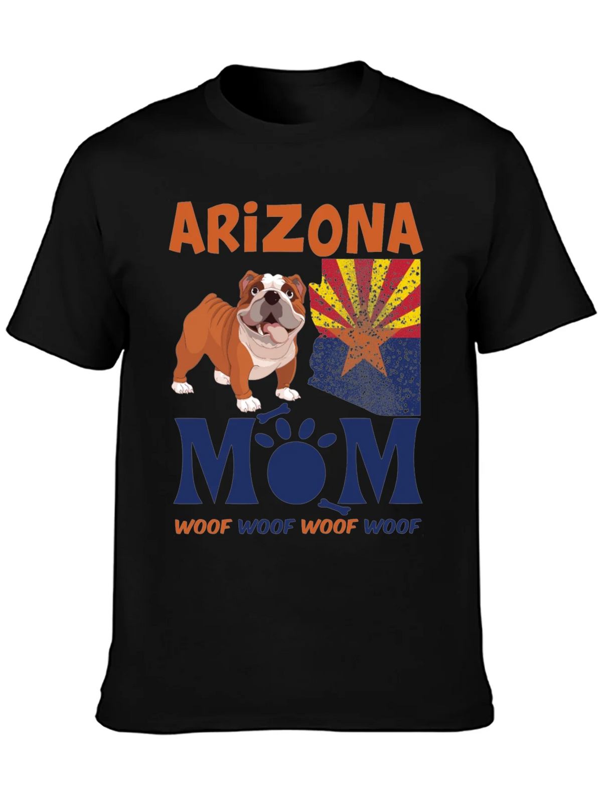 Arizona Bulldog Mom T-Shirt