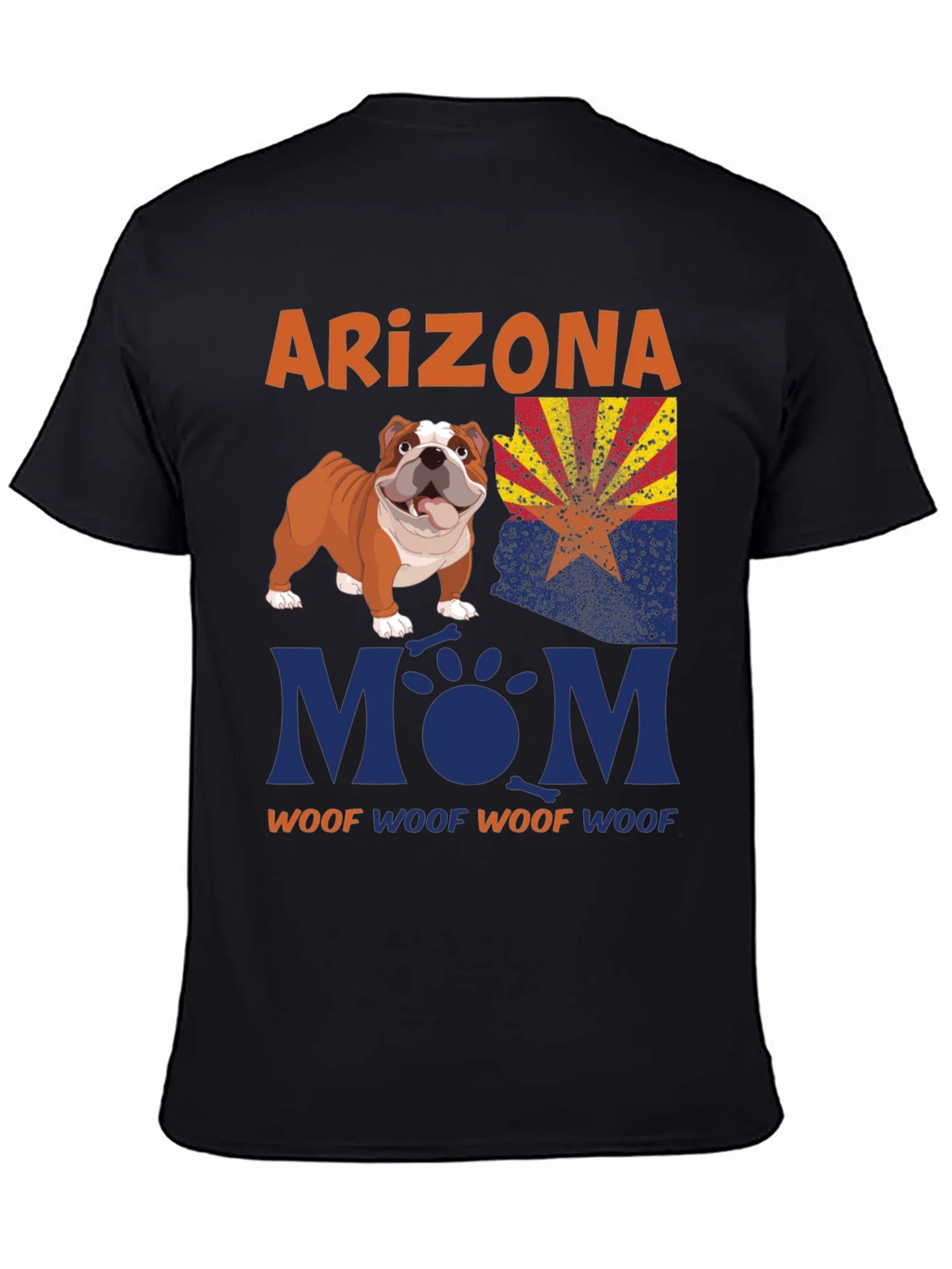 Arizona Bulldog Mom T-Shirt
