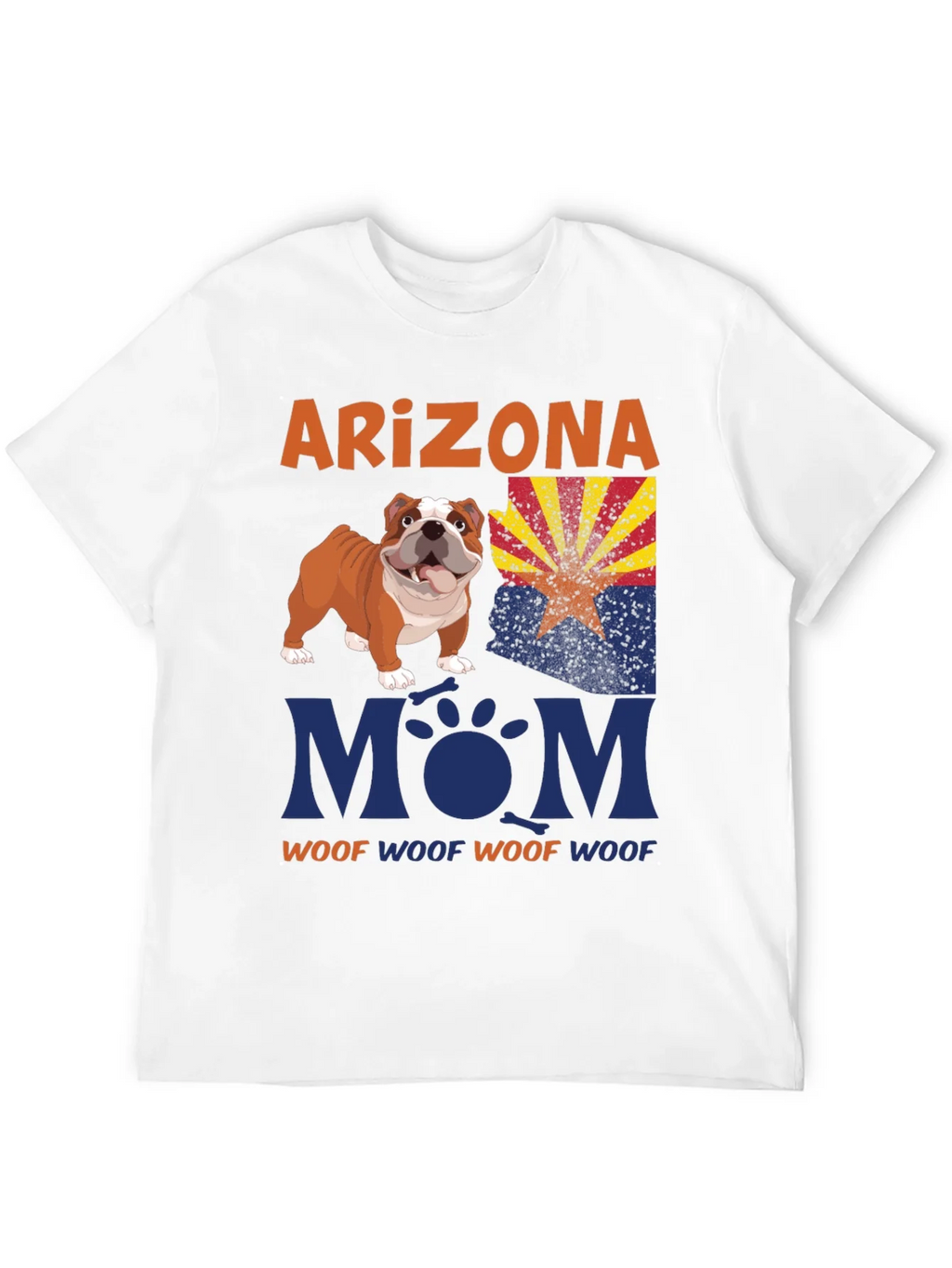 Arizona Bulldog Mom T-Shirt