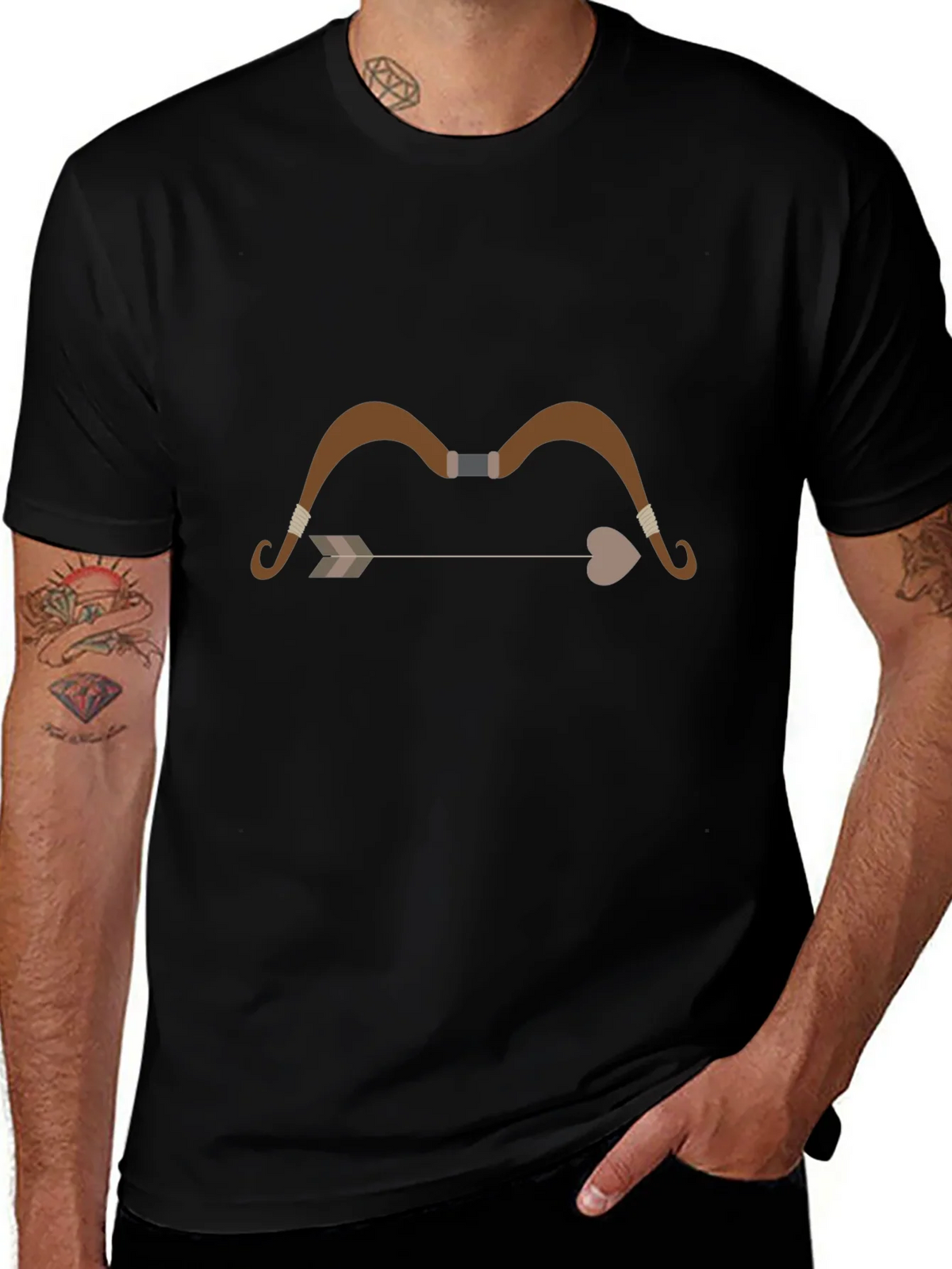 Cupids Arrow Graphic T-Shirt - Love Design