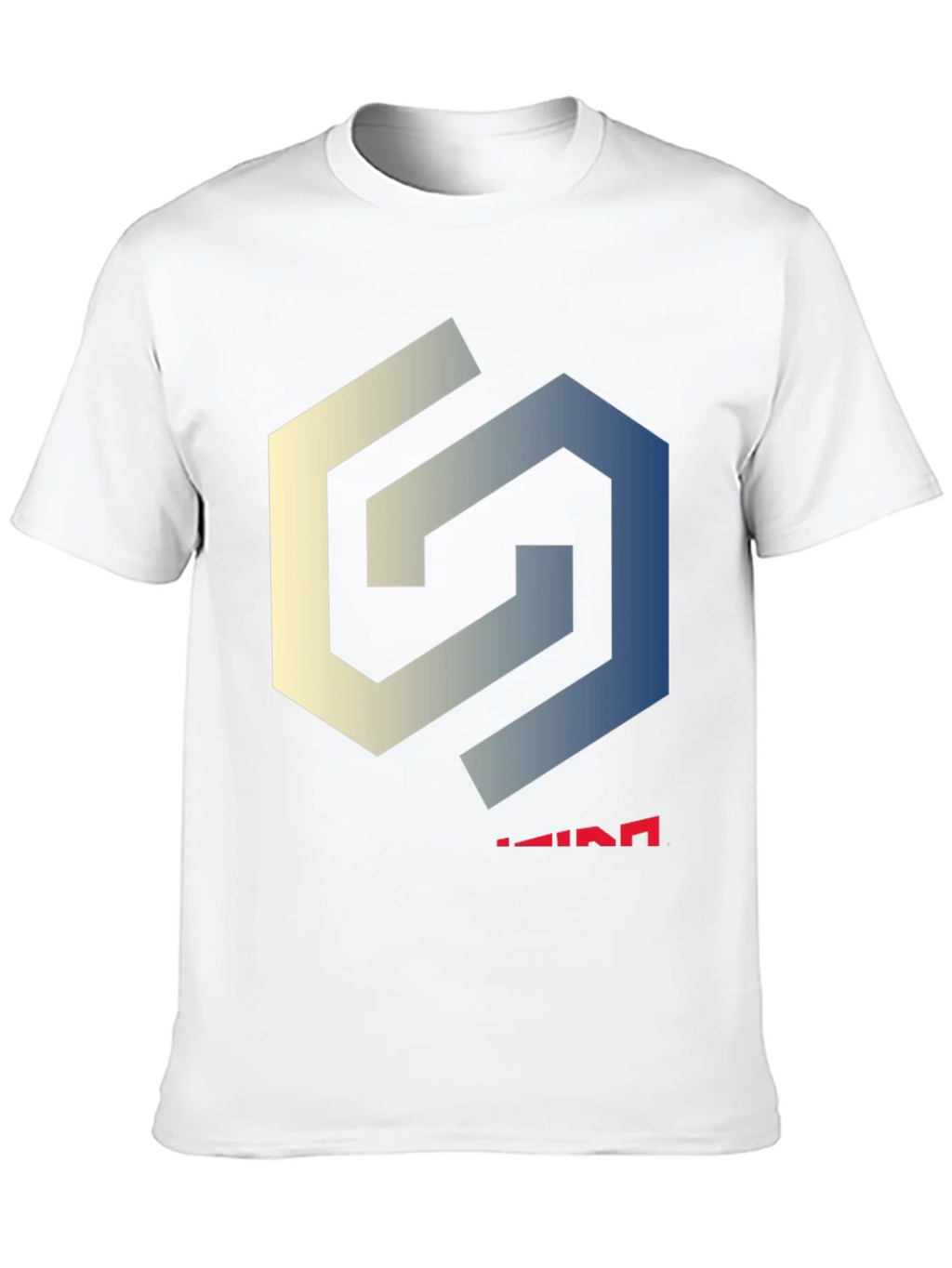 Geometric Logo Black T-Shirt - Modern Design