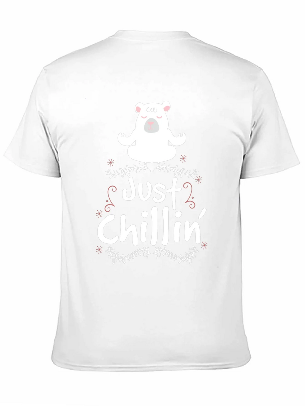 Just Chillin Bear Graphic Tee - Black