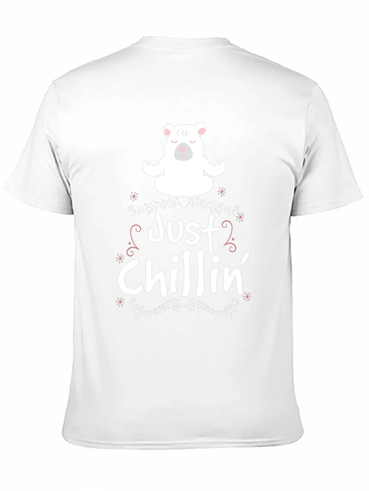 Just Chillin Bear Graphic Tee - Black