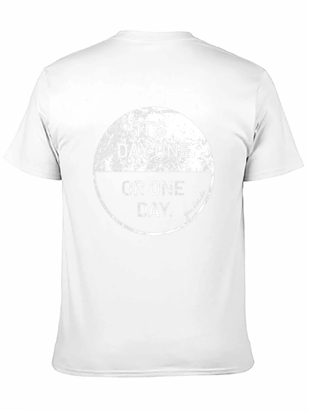 Its Day One Or One Day Black T-Shirt