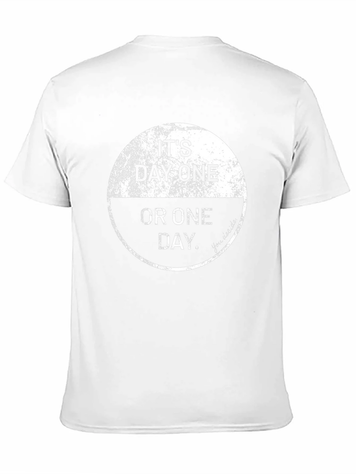 Its Day One Or One Day Black T-Shirt