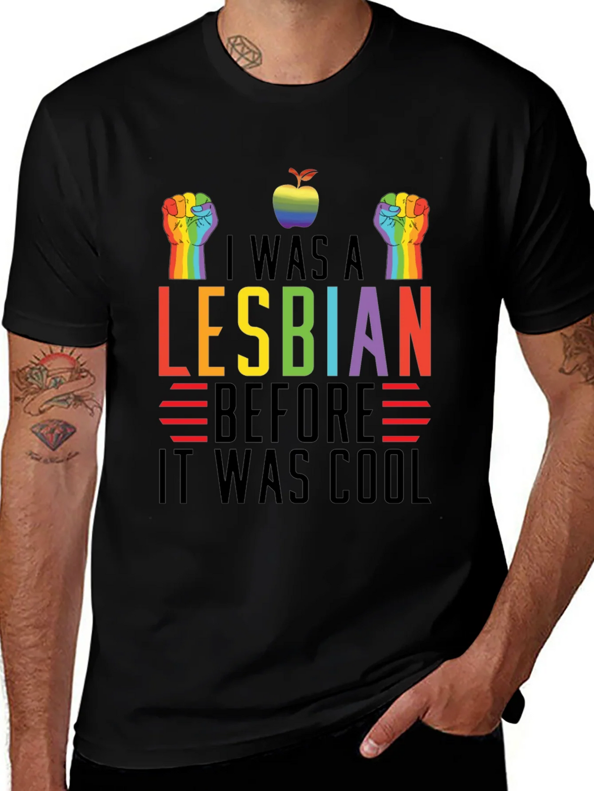 I Was A Lesbian Before It Was Cool T-Shirt LGBTQ