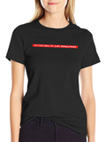 Funny Im Not Lazy Sleepyhead Black T-Shirt