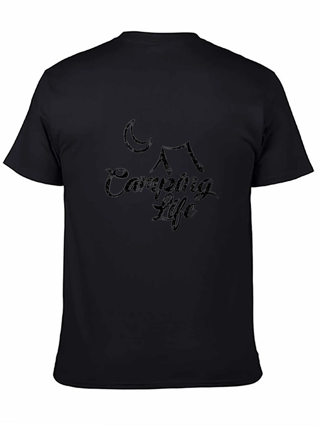 Camping Life Graphic Tee - Black