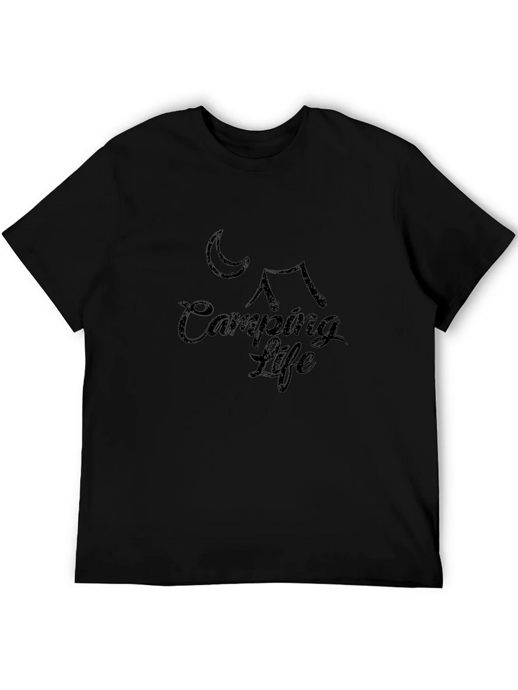 Camping Life Graphic Tee - Black
