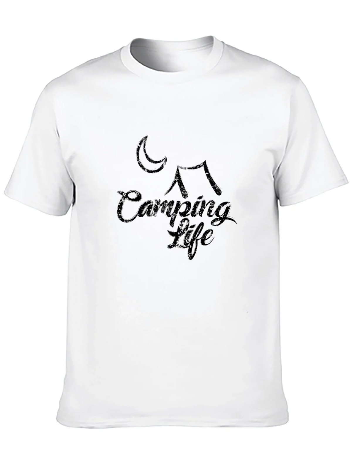 Camping Life Graphic Tee - Black