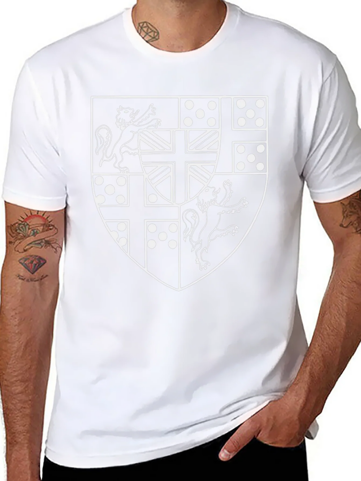 Heraldic Crest Black T-Shirt