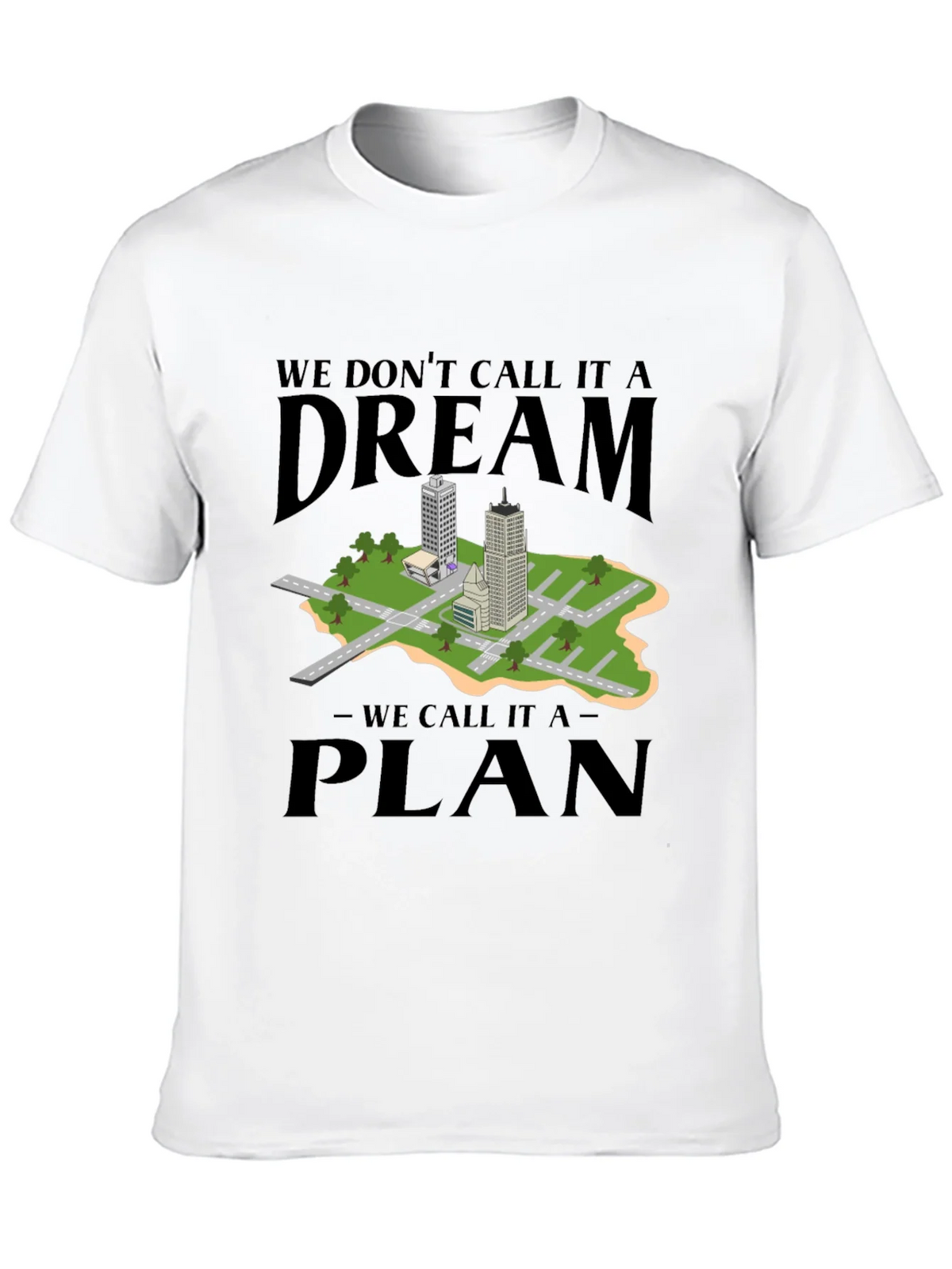 Dream Plan Cityscape Graphic Tee