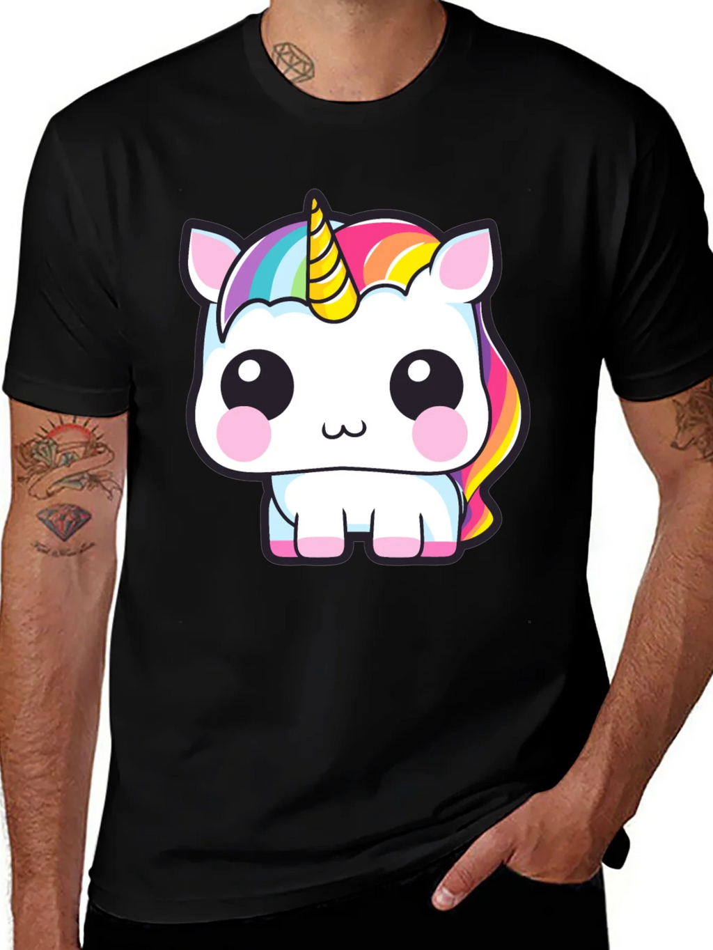 Unicorn Graphic Tee - Kawaii Style
