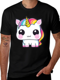 Unicorn Graphic Tee - Kawaii Style