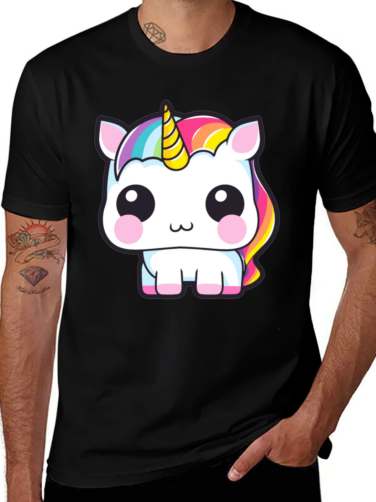 Unicorn Graphic Tee - Kawaii Style