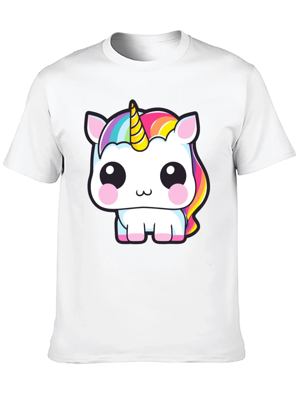 Unicorn Graphic Tee - Kawaii Style