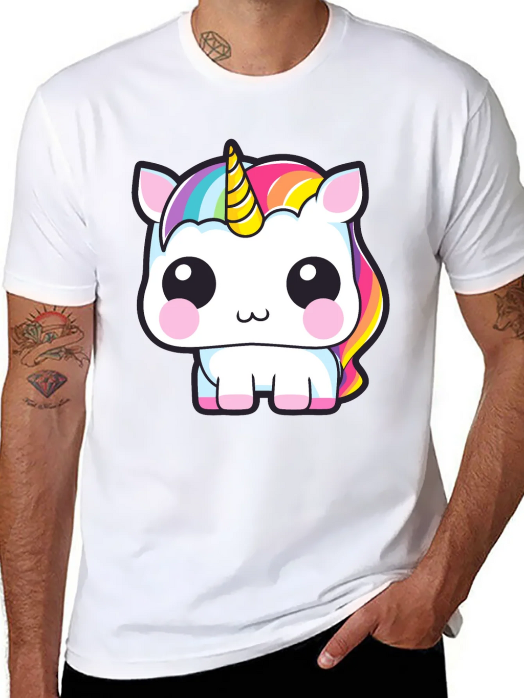 Unicorn Graphic Tee - Kawaii Style