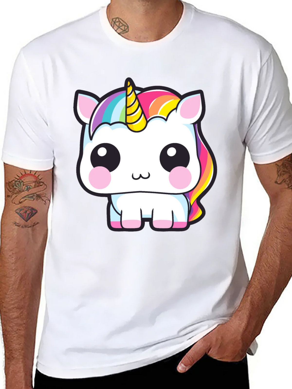 Unicorn Graphic Tee - Kawaii Style