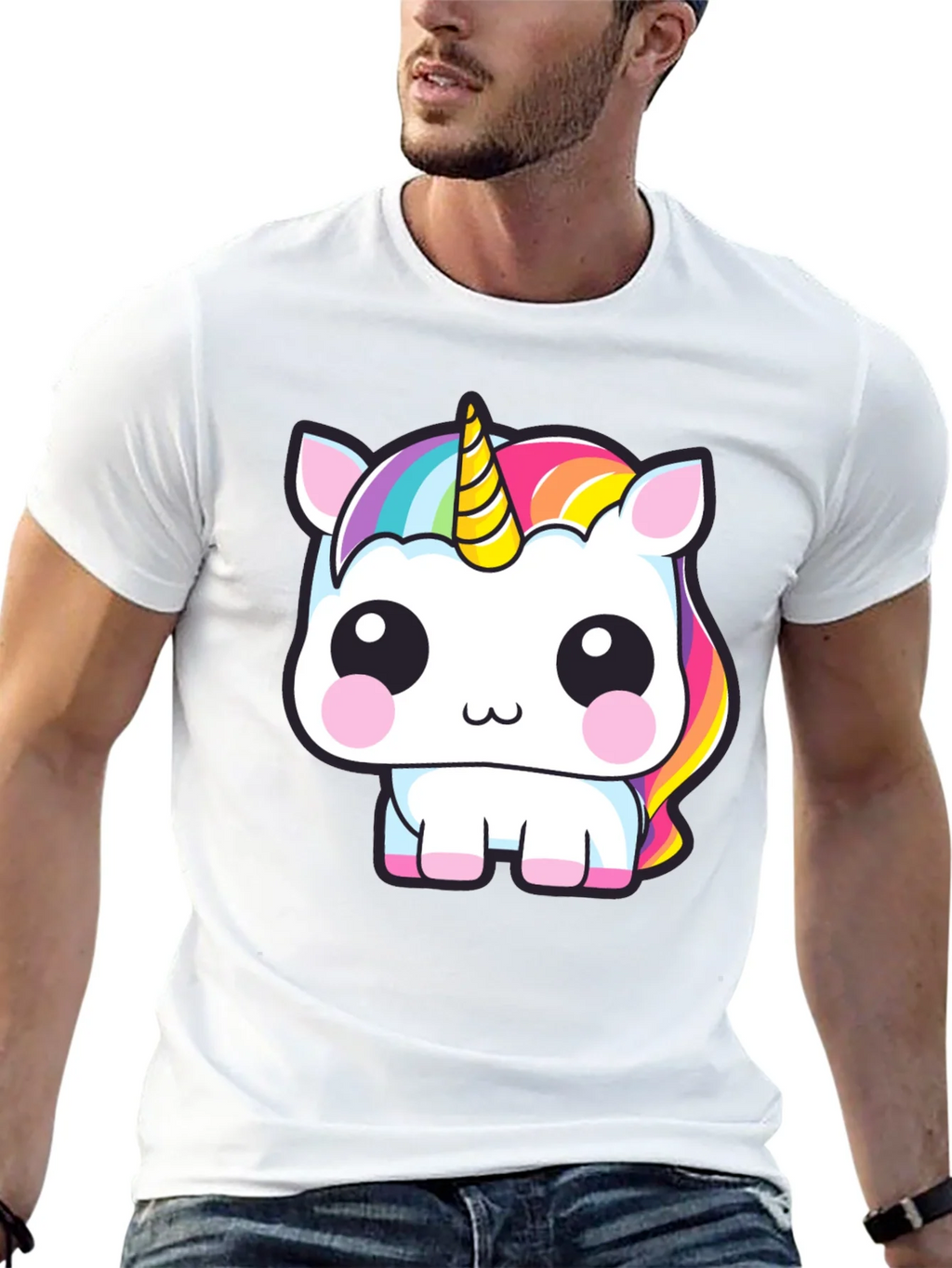 Unicorn Graphic Tee - Kawaii Style