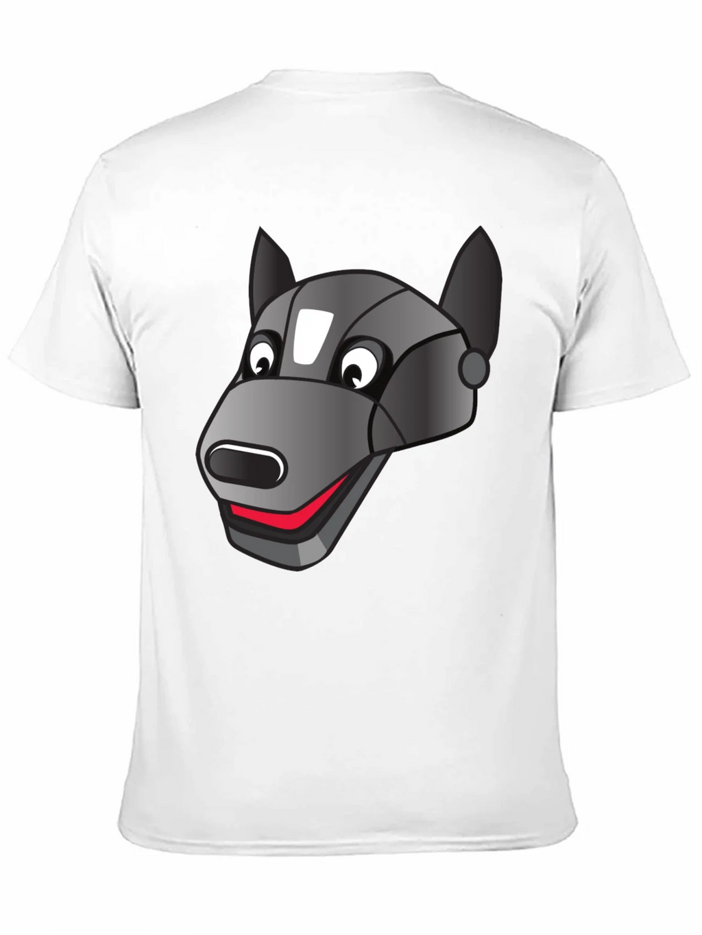 Robotic Dog Graphic T-Shirt - Black