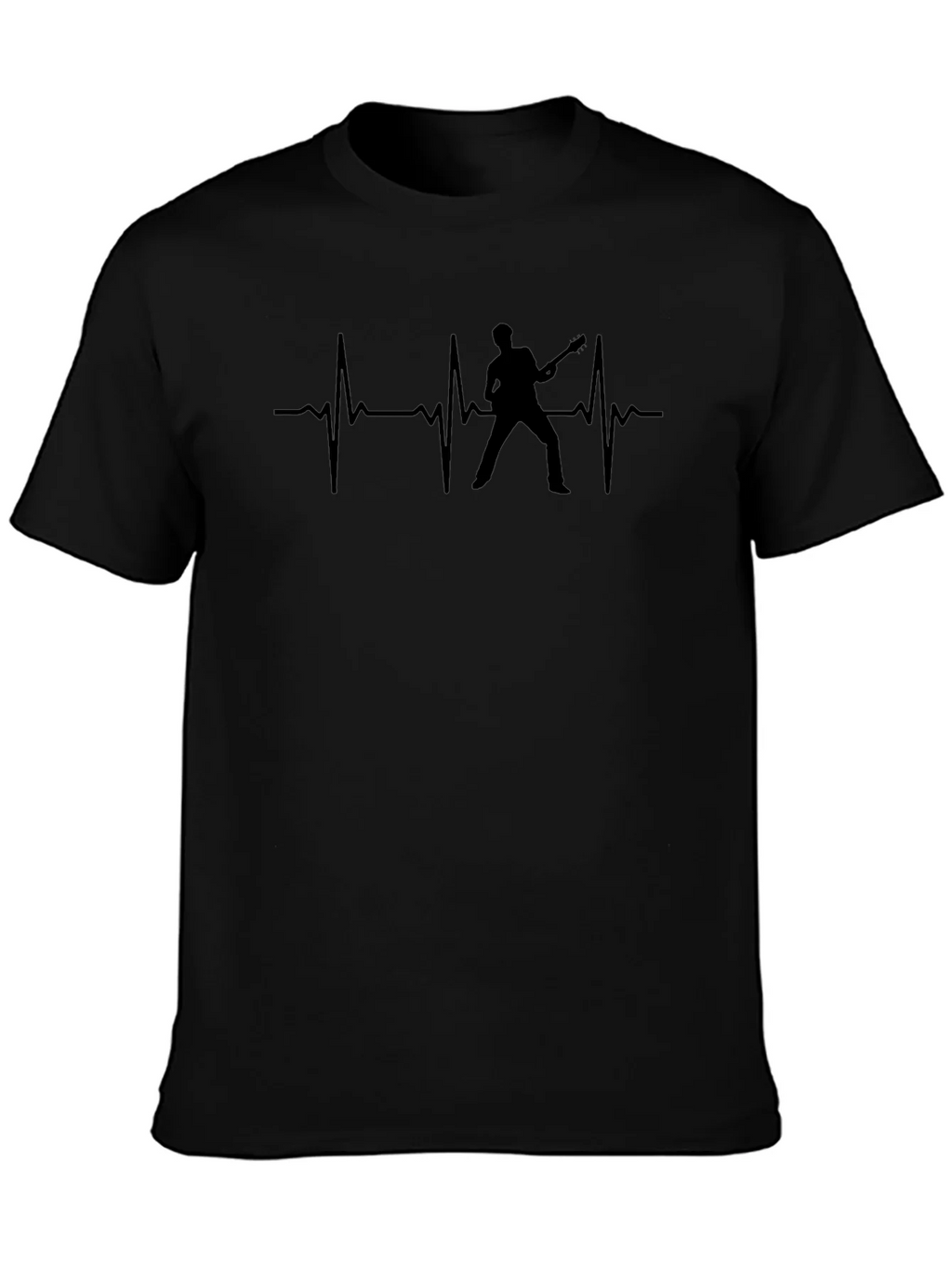 Guitarist Heartbeat Graphic T-Shirt