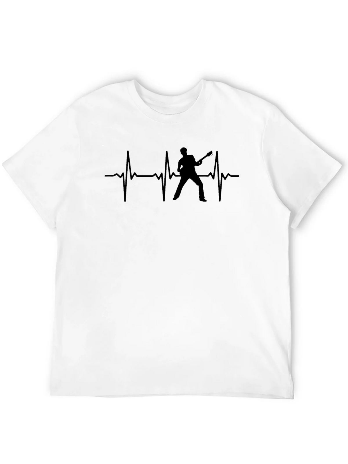 Guitarist Heartbeat Graphic T-Shirt