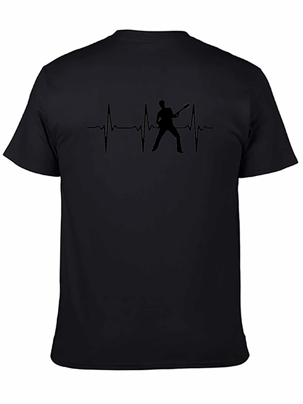 Guitarist Heartbeat Graphic T-Shirt