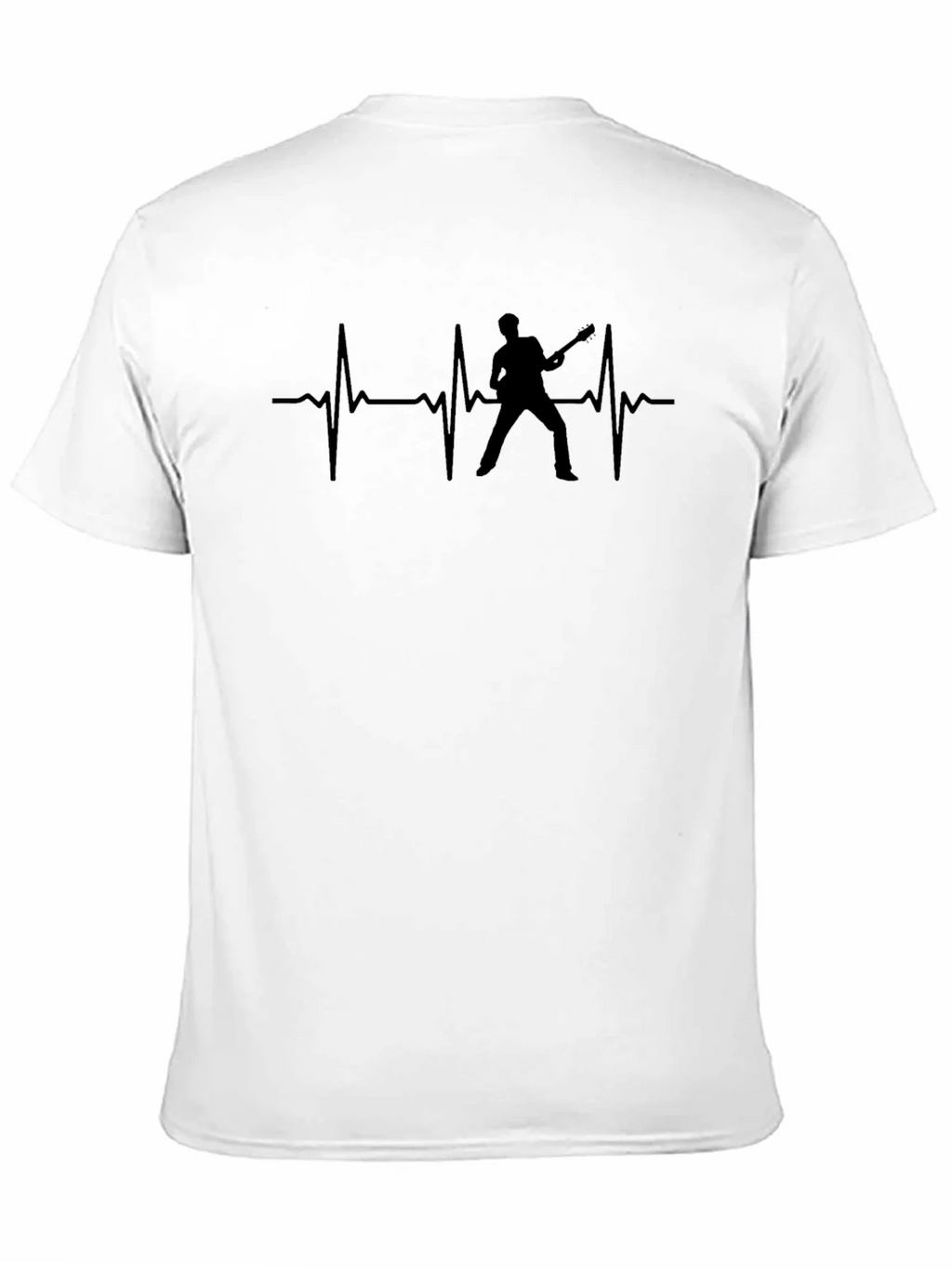 Guitarist Heartbeat Graphic T-Shirt