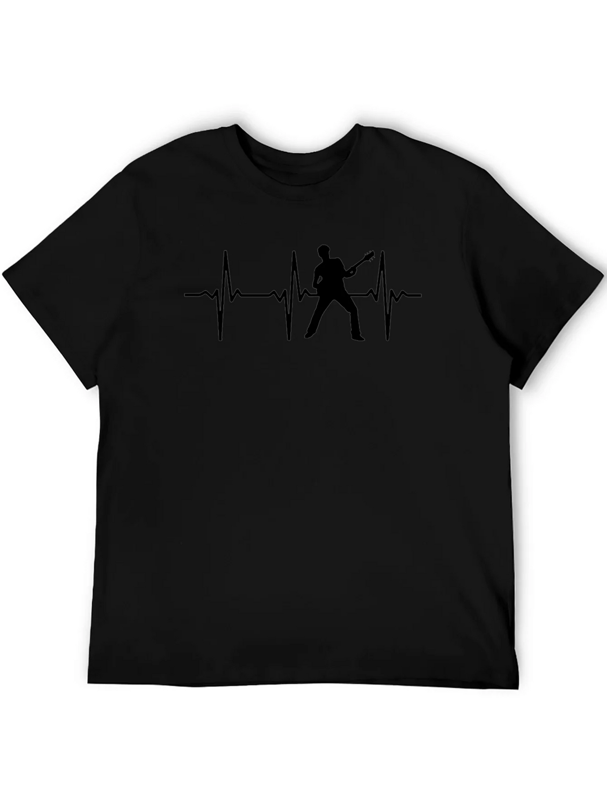 Guitarist Heartbeat Graphic T-Shirt