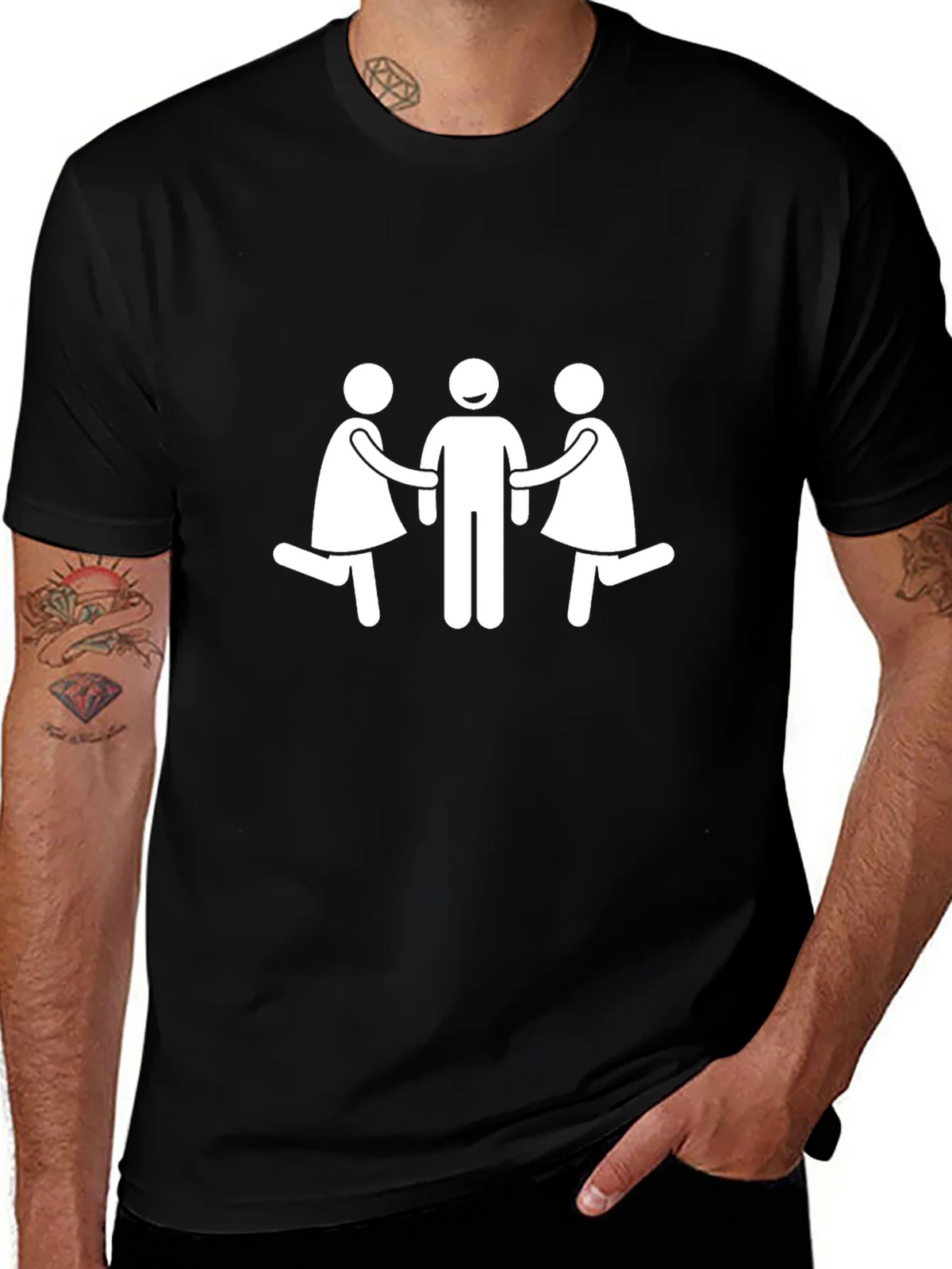 Funny Stick Figure T-Shirt