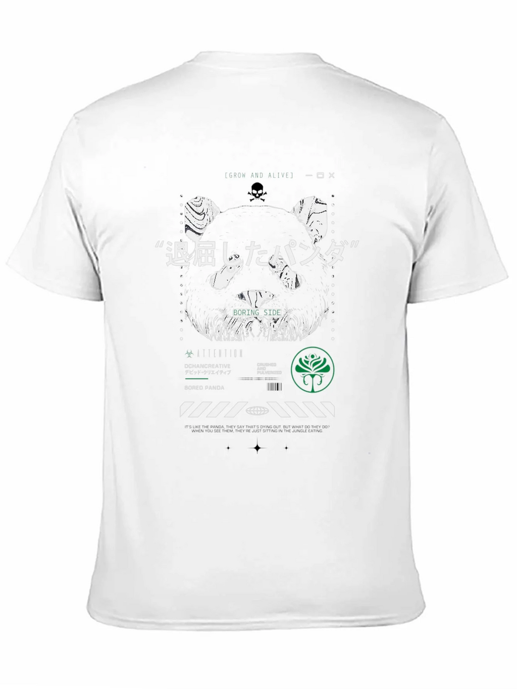 Bored Panda Graphic T-Shirt - Unique Streetwear Design