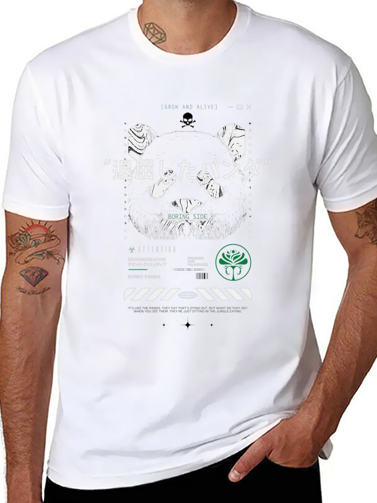 Bored Panda Graphic T-Shirt - Unique Streetwear Design