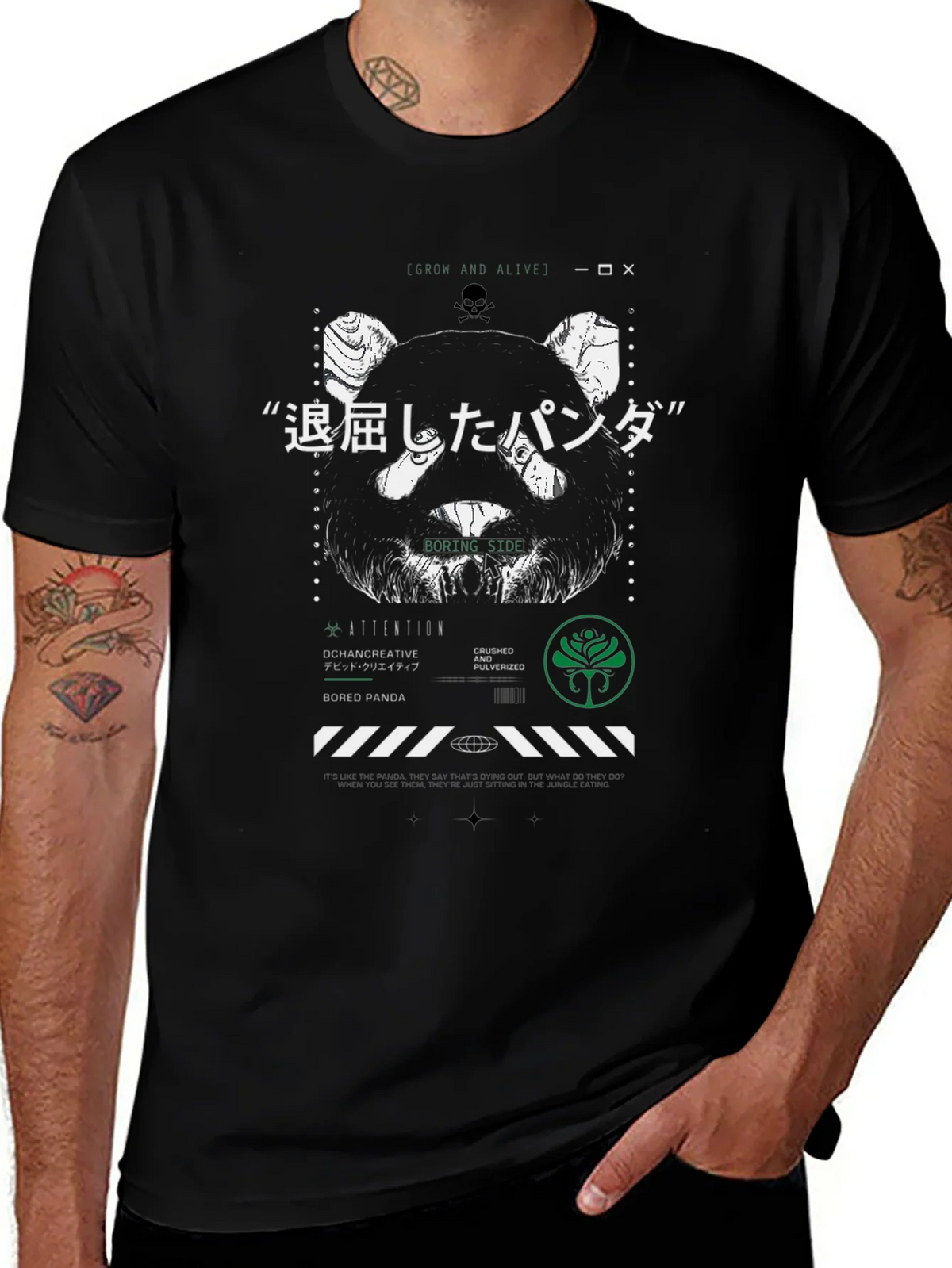Bored Panda Graphic T-Shirt - Unique Streetwear Design