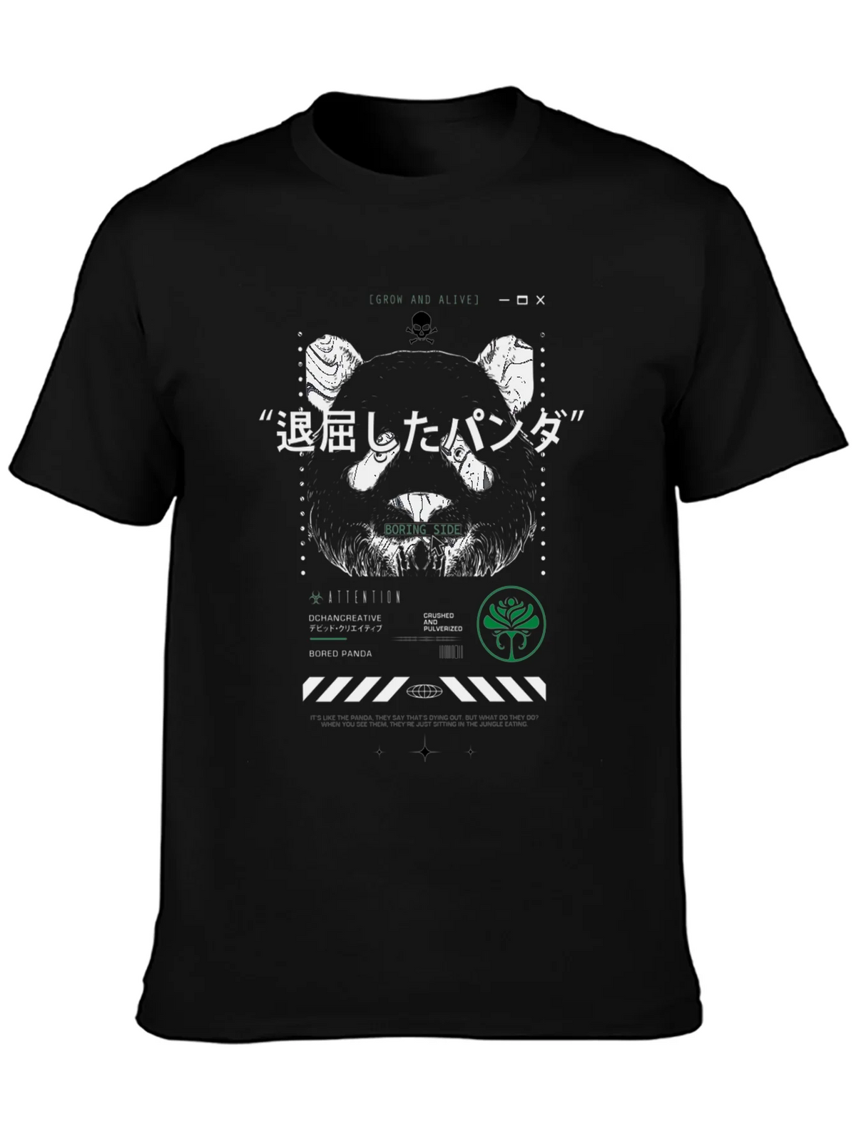 Bored Panda Graphic T-Shirt - Unique Streetwear Design