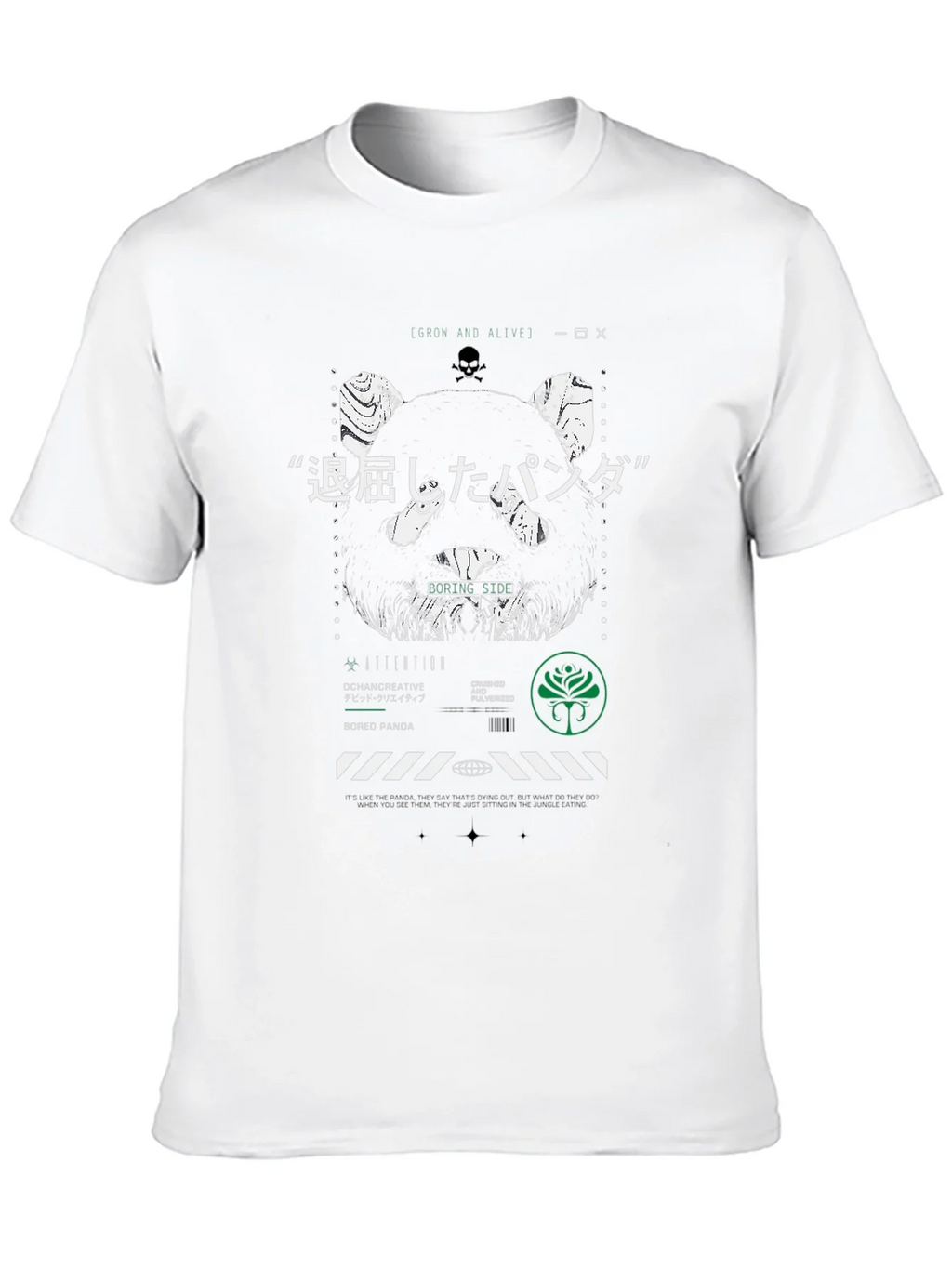 Bored Panda Graphic T-Shirt - Unique Streetwear Design
